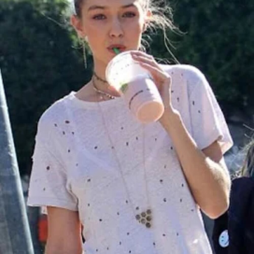 IRO XS Cream White Sija Distressed Linen Short Sleeve T-Shirt Top - Picture 5 of 13